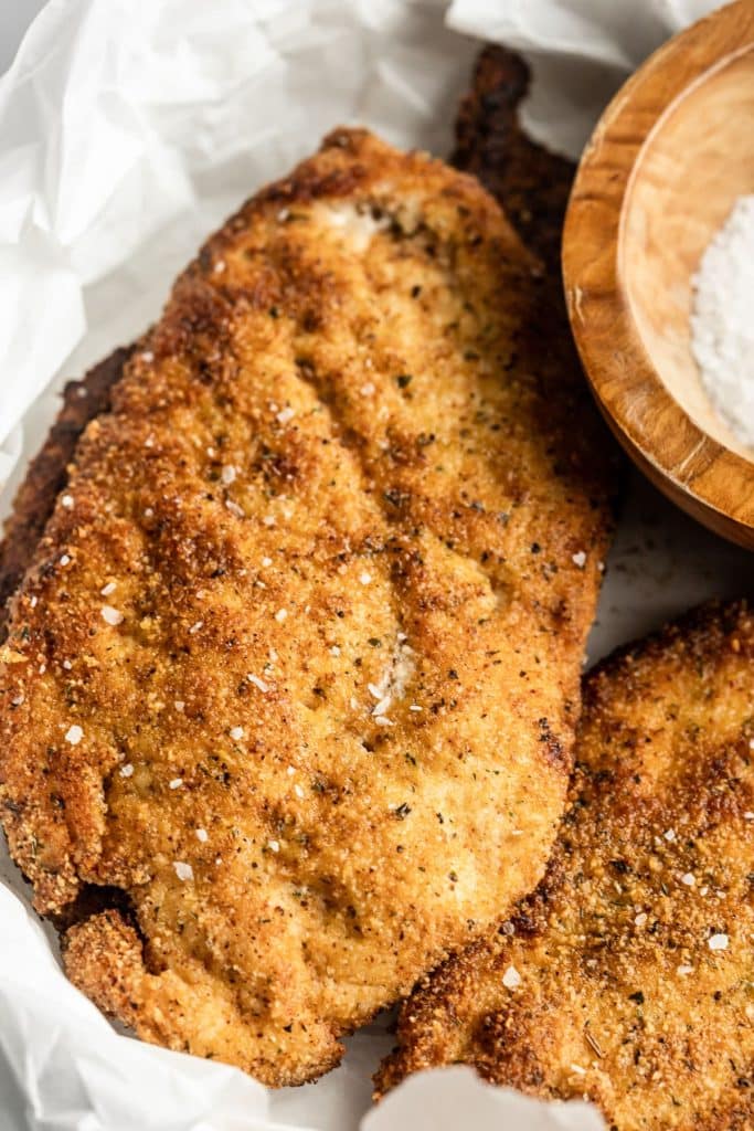 Crispy Baked Turkey Breast with Almond Flour Coating