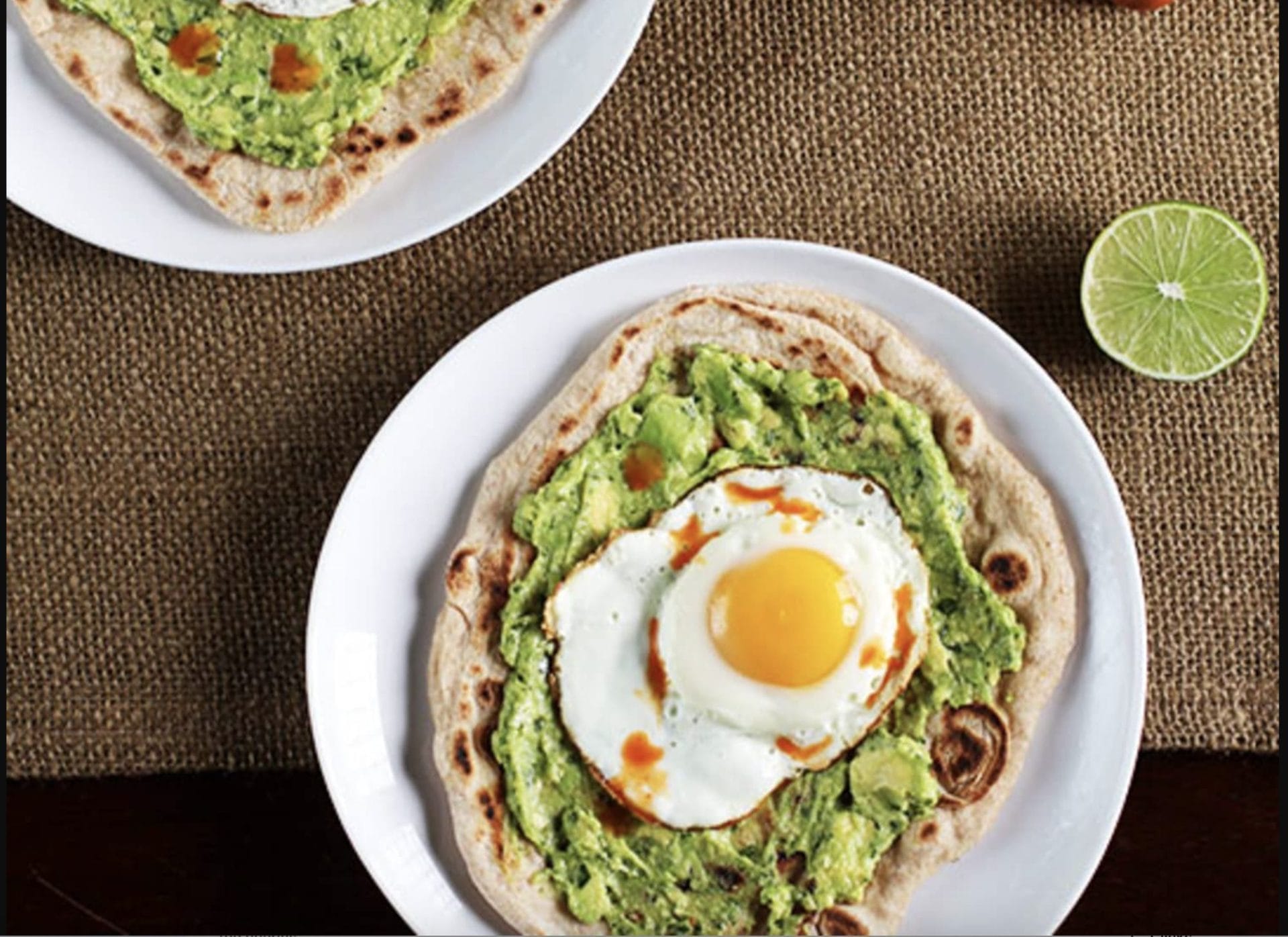 Avocado and Egg Pizza